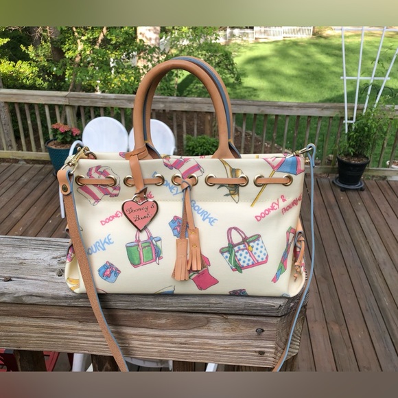 Dooney & Bourke Handbags - Dooney & Bourke Tassel Tote Shoulder/Crossbody Bag